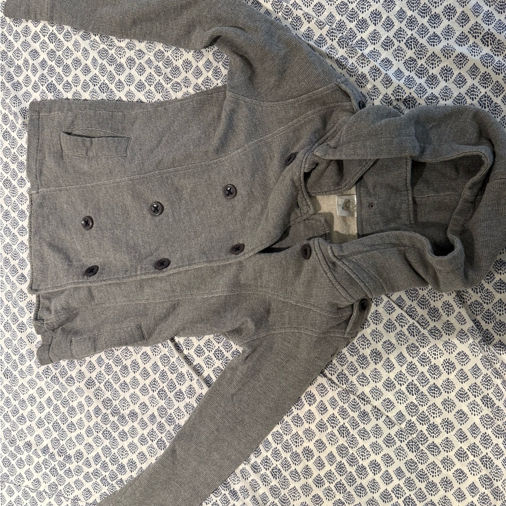 Gray Women's Hooded Jacket
